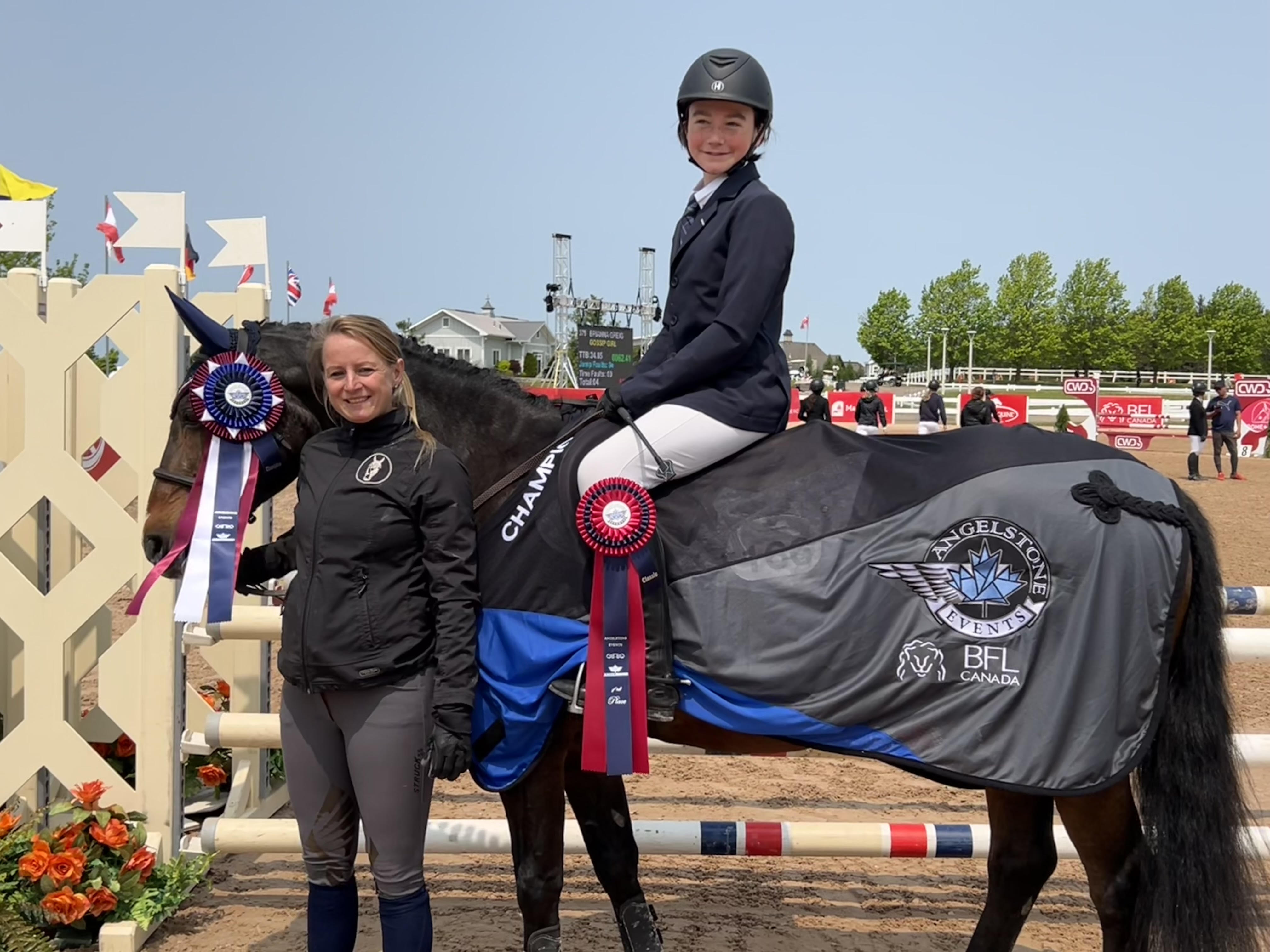 Catching Air: 12-year-old Cameron Cuddy on his way to USEF Pony Finals in Lexington